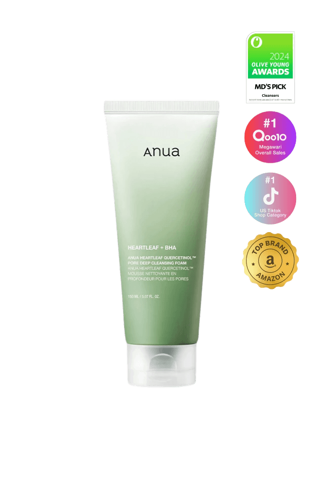 Anua Heartleaf Quercetinol Pore Deep Cleansing Foam 150ml